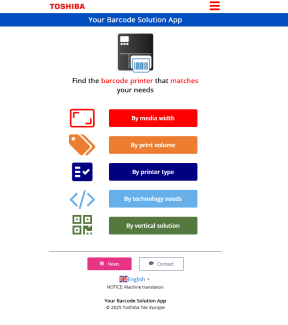 Toshiba Tec stellt neue Barcode Solution App in Europa vor