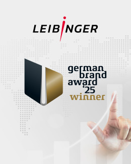 LEIBINGER mit dem German Brand Award ausgezeichnet
